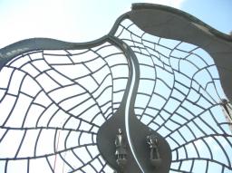 Budapest/wrought-iron door with figurines (on Castle Hill) Budapest/wrought-iron door with figurines (on Castle Hill)