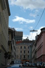 Blick auf das allgemeine Krankenhaus von der Waehringerstrasse/ueber die Semper- oder Canongasse Blick auf das allgemeine Krankenhaus von der Waehringerstrasse/ueber die Semper- oder Canongasse