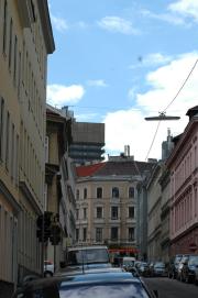 Blick auf das allgemeine Krankenhaus von der Waehringerstrasse/ueber die Semper- oder Canongasse Blick auf das allgemeine Krankenhaus von der Waehringerstrasse/ueber die Semper- oder Canongasse