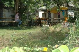 Margareta, Michi, Max/Kuerbisbluete/Grillfeuer Margareta, Michi, Max/Kuerbisbluete/Grillfeuer