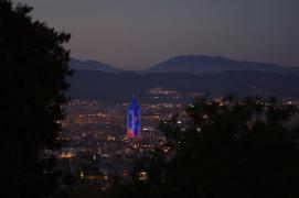 View over Barcelona from Montjuïc: Torre Agbar III View over Barcelona from Montjuïc: Torre Agbar III