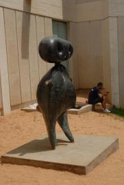 Fundació Joan Miró/(only from the outside, since the museum workers were on strike):/Personatge (1970) Fundació Joan Miró/(only from the outside, since the museum workers were on strike):/Personatge (1970)