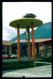 Oesterreich-Reise Juli 1991/Bike/Fahrrad-Cadillac-Kunstwerk/Art Oesterreich-Reise Juli 1991/Bike/Fahrrad-Cadillac-Kunstwerk/Art