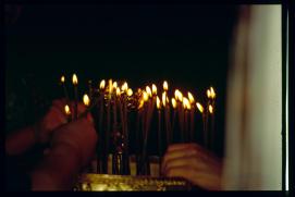 Griechenland 1992/Organisiert ueber Gymnasium Waidhofen.Thaya/Mag. Gut, Mag. Poeppl et al/Votivkerzen/devotional candles(?) Griechenland 1992/Organisiert ueber Gymnasium Waidhofen.Thaya/Mag. Gut, Mag. Poeppl et al/Votivkerzen/devotional candles(?)