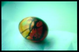 Ostern 1992/Ei (von Isabella bemalt) Ostern 1992/Ei (von Isabella bemalt)