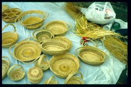 USA Weihnachten 1993/1994/Charleston, SC/Koerbe/baskets for sale USA Weihnachten 1993/1994/Charleston, SC/Koerbe/baskets for sale