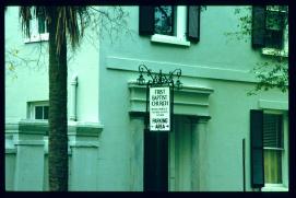 USA Weihnachten 1993/1994/Charleston, SC/First Babtist Church/Mother Church of Southern Babtists/est. 1682/Parking Area USA Weihnachten 1993/1994/Charleston, SC/First Babtist Church/Mother Church of Southern Babtists/est. 1682/Parking Area