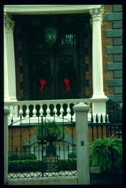 USA Weihnachten 1993/1994/Charleston SC Christmas Doors/Rainbow Road/'The Calhoun Mansion' USA Weihnachten 1993/1994/Charleston SC Christmas Doors/Rainbow Road/'The Calhoun Mansion'
