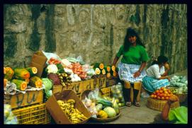 El Salvador 1995/vendedora de frutas en la calle El Salvador 1995/vendedora de frutas en la calle